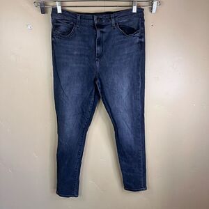 Joe’s Jeans Womens‎ High Rise Skinny Ankle Denim Jean Size 32 Dark Wash Casual